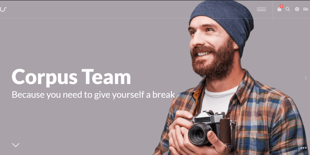 قالب شرکتی Corpus