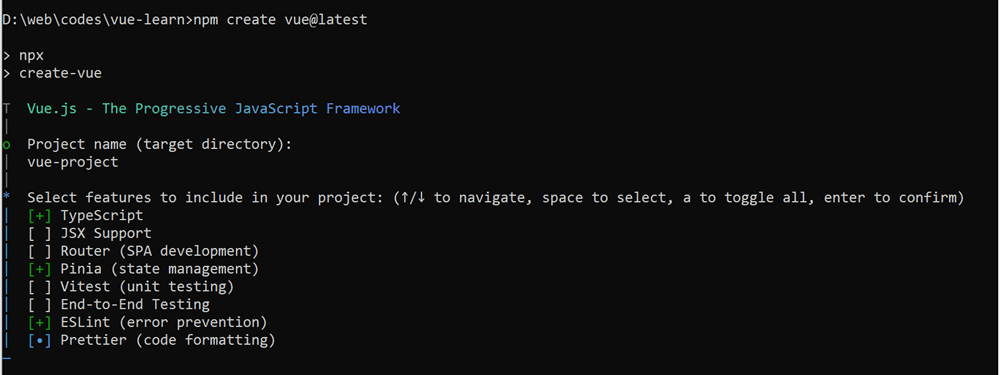 انتخاب گزینه های مختلف هنگام نصب ویو جی اس