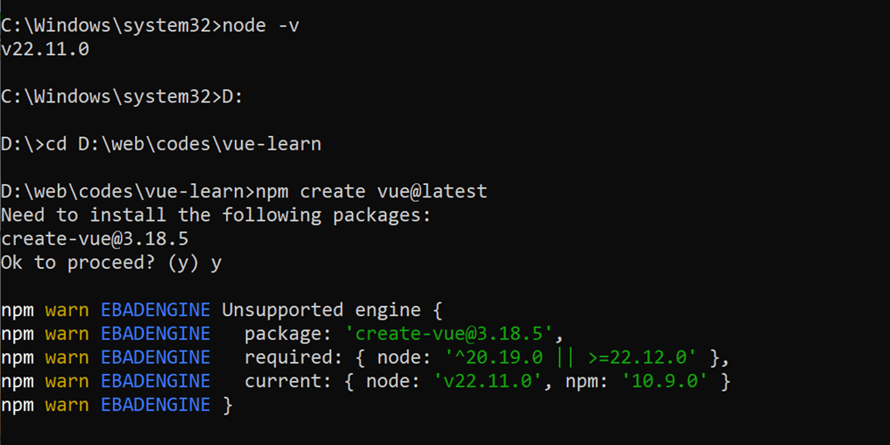 پیغام خطا هنگام ساخت نرم افزار با Vue.js