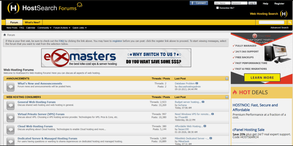 تصویر سایت forums-host-search