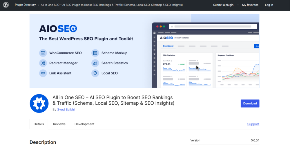 تصویر مربوط به افزونه all in one seo